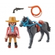 Playmobil - Cheval de dressage et Cavalière