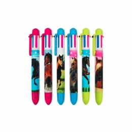 Stylo 6 Couleurs Cheval