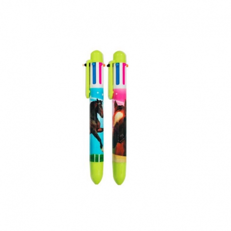 Stylo 6 Couleurs Cheval