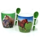 Coffret 2 Mugs Cheval