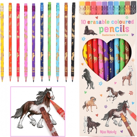 Crayons De couleur Gommables Cheval