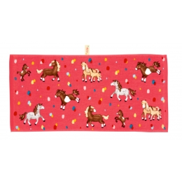 Serviette De Toilette Magique Rose Poney