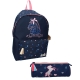 Set Scolaire Sac à Dos Lovely Horse + Trousse