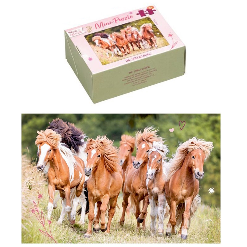 Mini Puzzle Horde De Chevaux