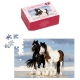 Mini Puzzle Chevaux Dans La Mer