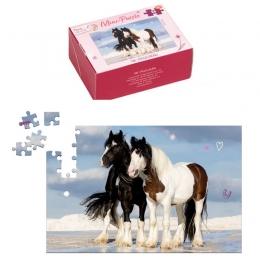 Mini Puzzle Chevaux Dans La Mer