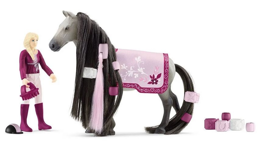 Coffret Schleich Cheval à Coiffer Sofia Et Dusty