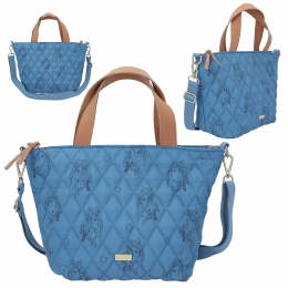 Sac Mini Shopper Bleu Cheval Miss Mélody