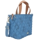 Sac Mini Shopper Bleu Cheval Miss Mélody