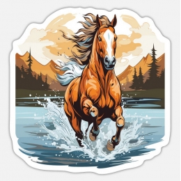 Stickers Cheval 10 cm Paradis Du Cheval