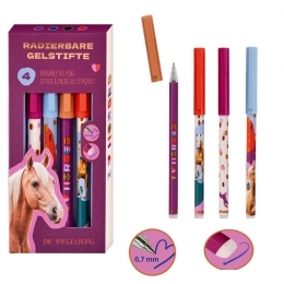 Set Stylos à Encre Gel Cheval Effaçable