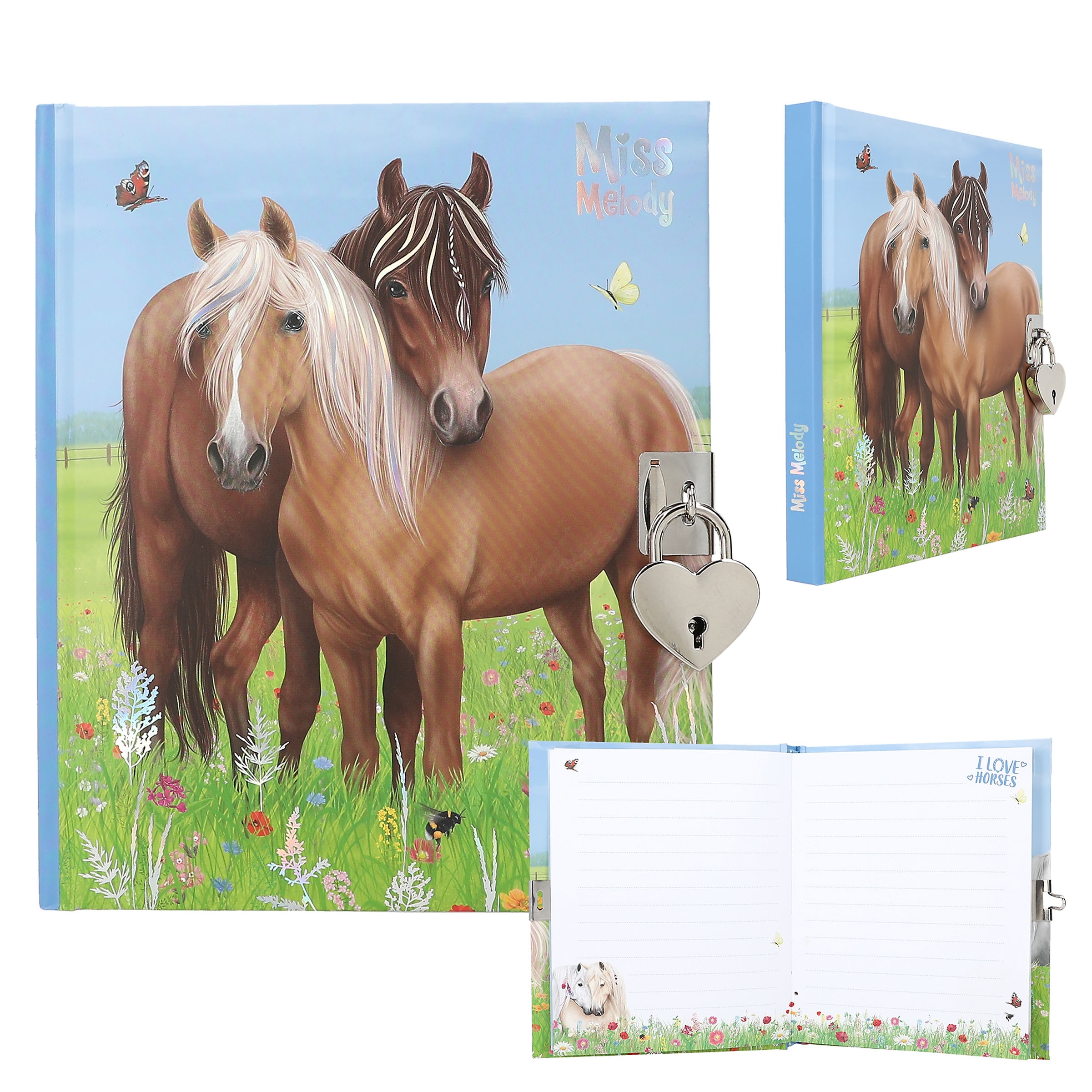 Journal Intime à Personnaliser Duo De Chevaux