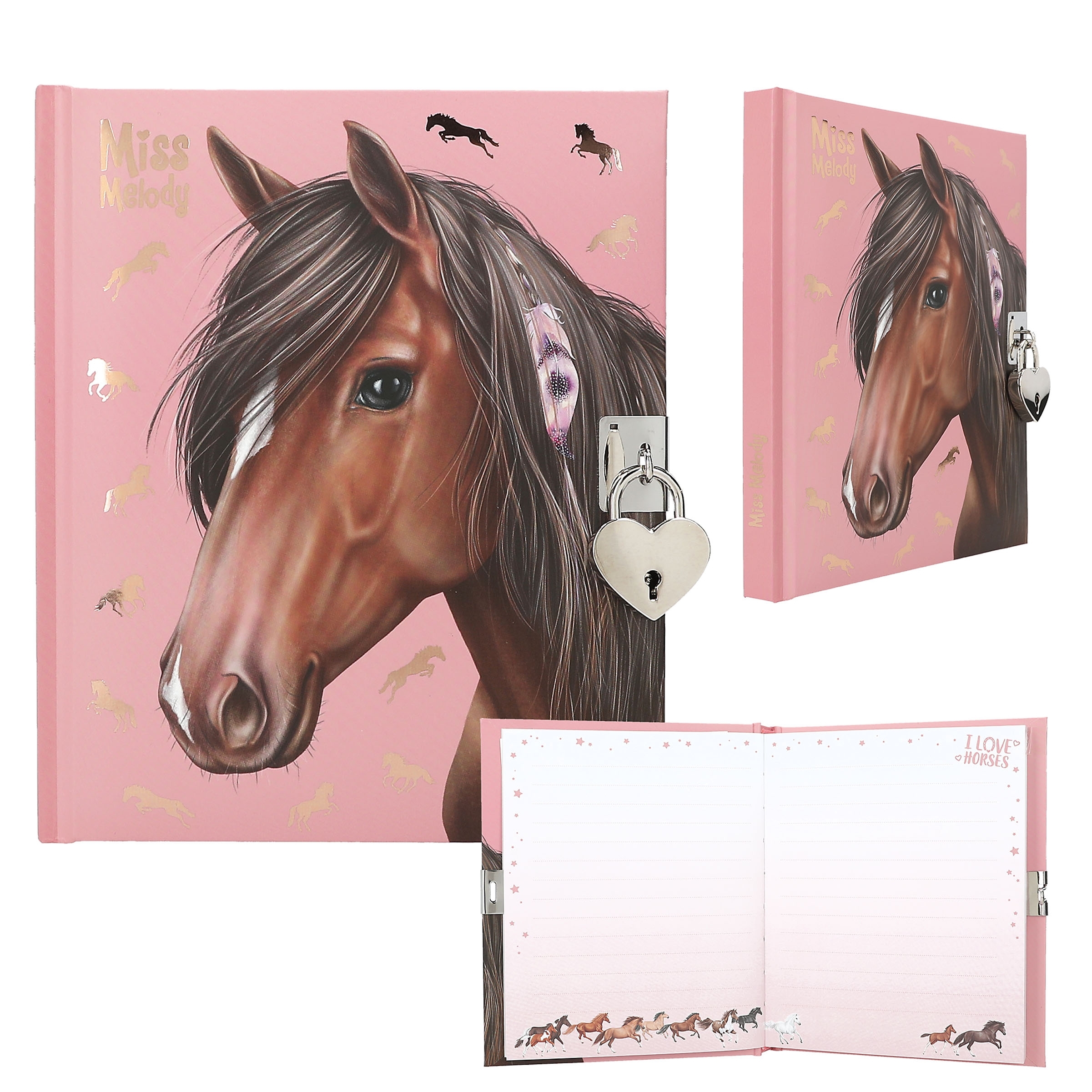 Journal Intime à Personnaliser Portrait De Cheval