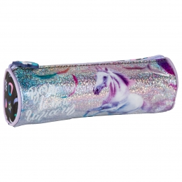 Trousse Ronde Rose Duo De Chevaux