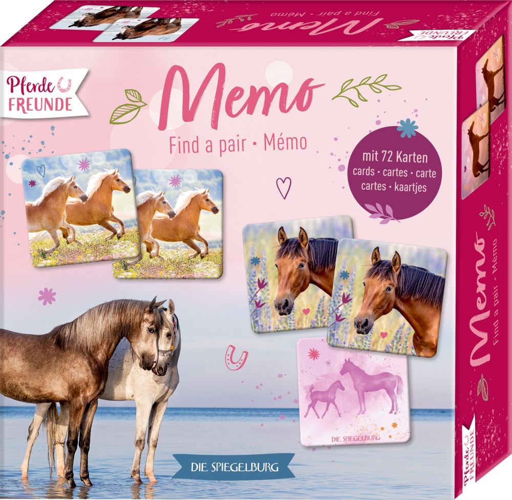 Jeu De Mémoire Thème Chevaux