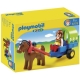 Playmobil 1er Age : Chariot avec Poney