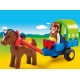 Playmobil 1er Age : Chariot avec Poney