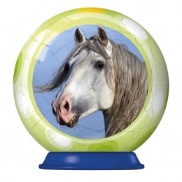 Puzzle Ball 54 pièces, Cheval Gris