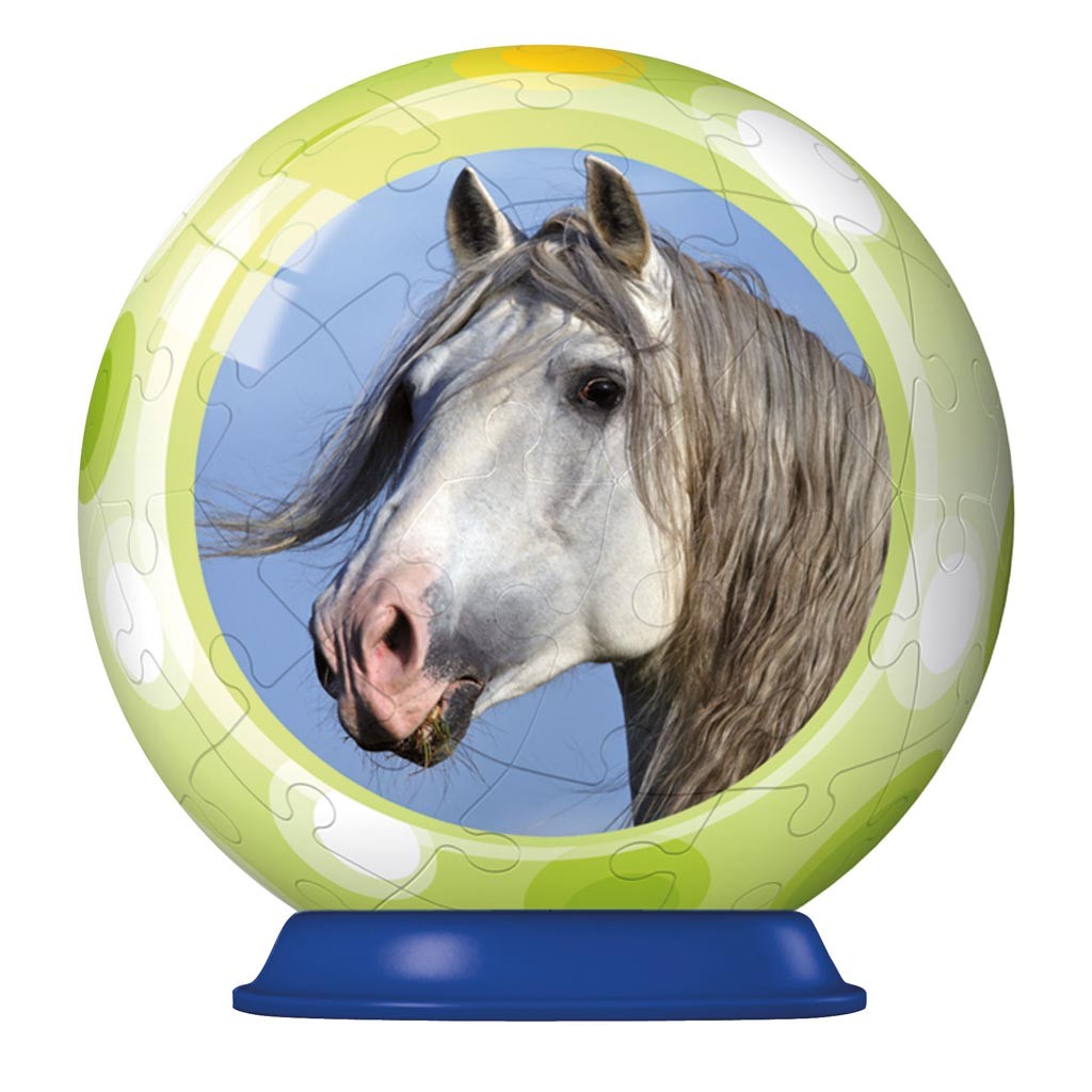 Puzzle Ball Cheval Gris - 54 Pieces