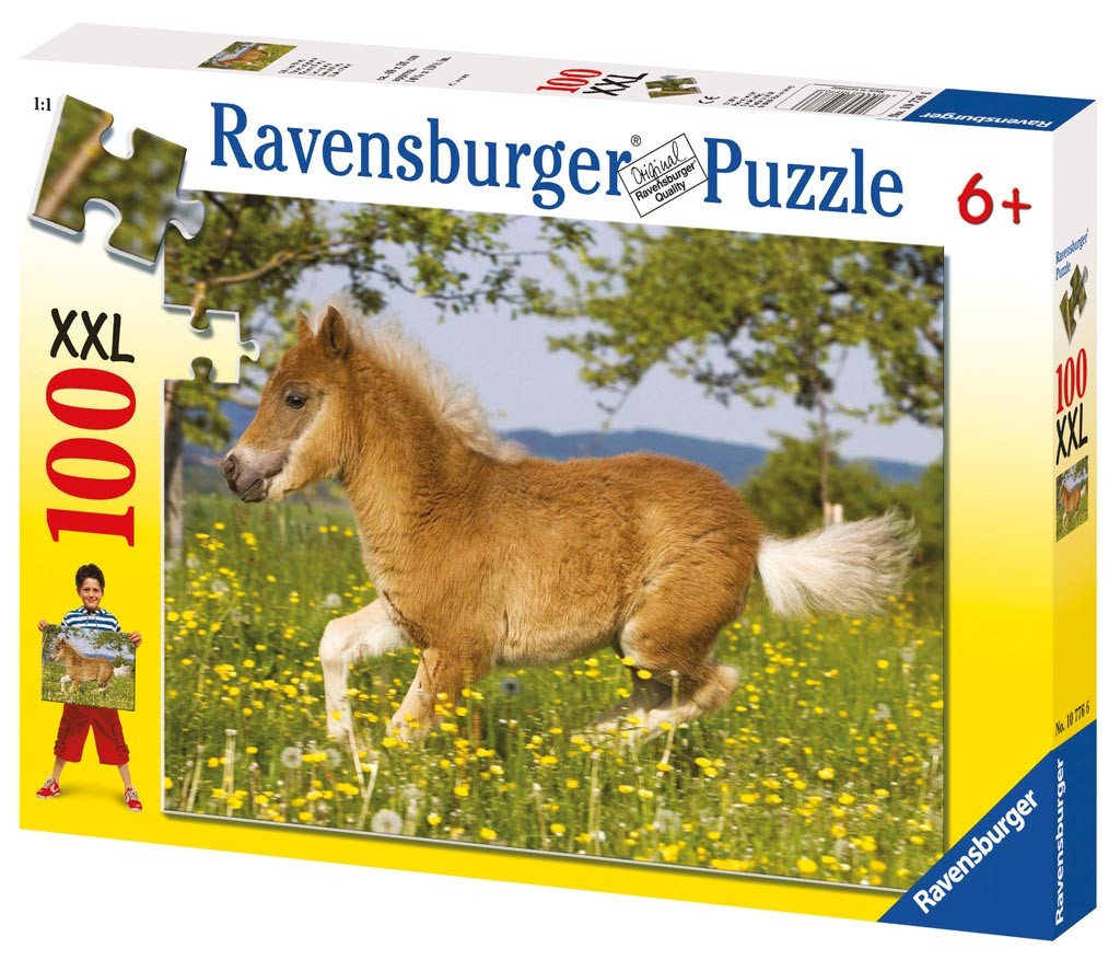 Puzzle Poney 100 pièces XXL