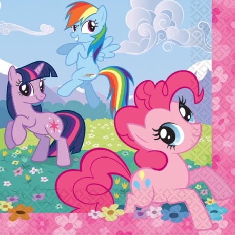 Serviettes Anniversaire Mon Petit Poney